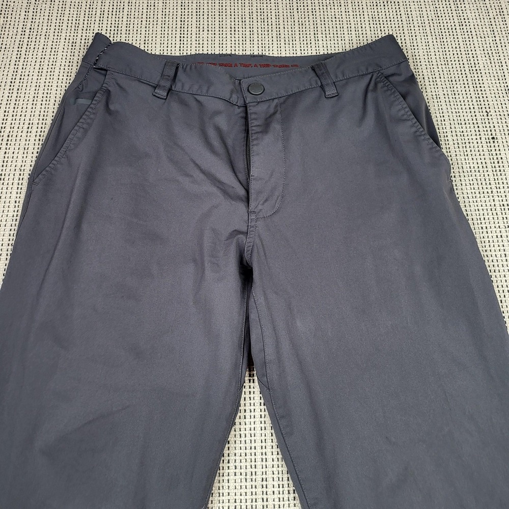Rhone Pants Mens 30x31 Gray Lightweight Performance Chino Casual Pockets